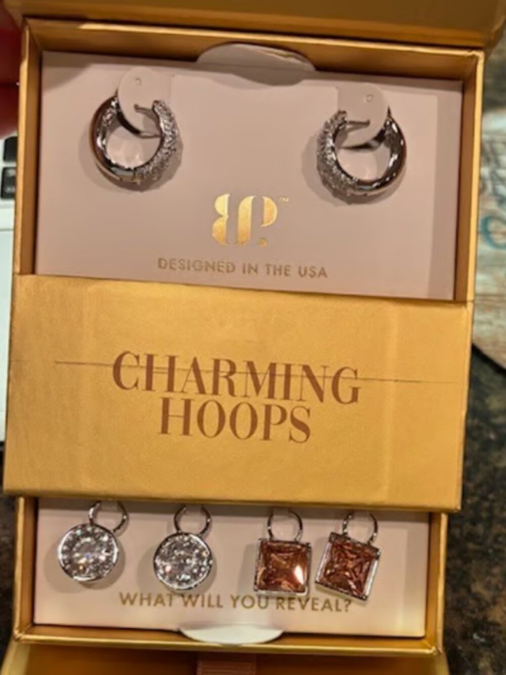 Bomb Party ER99214 Versatile Grace Charming Hoops
